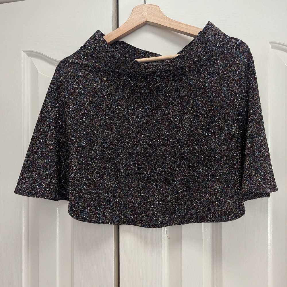 Forever 21 Shimmery Skater Skirt